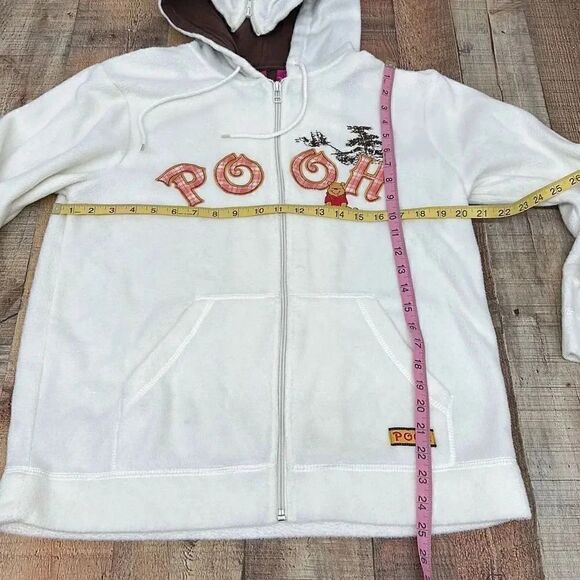 Disney Winnie The Pooh Full Zipper Soft Fleece Hoodie - Picture 4 of 10
